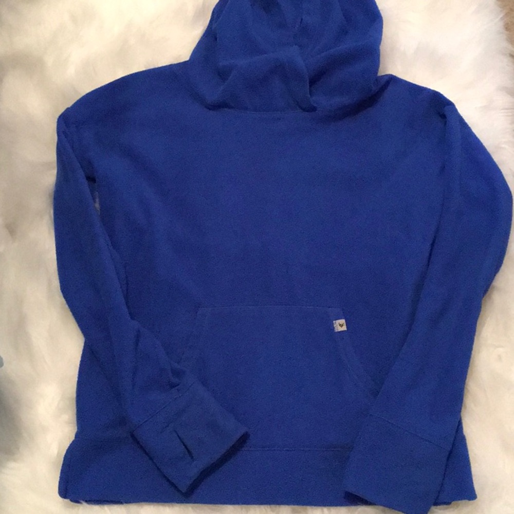 Hooded fleece shirt